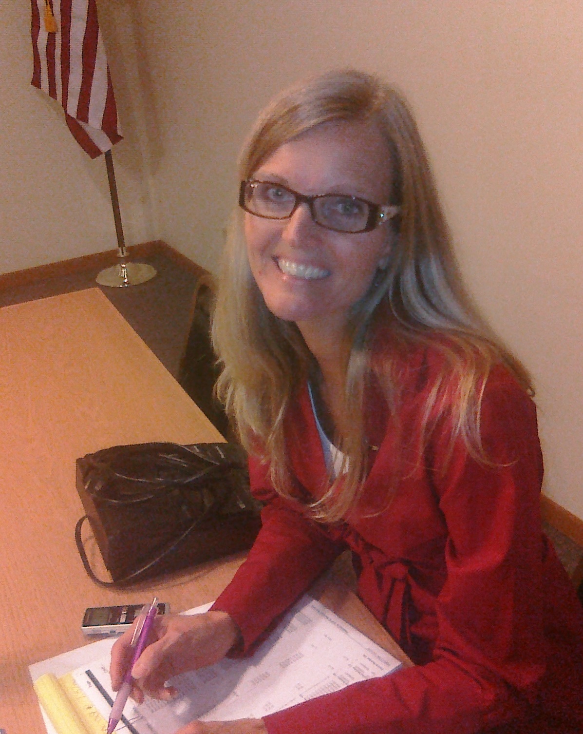 Clerk Heather Greenquist